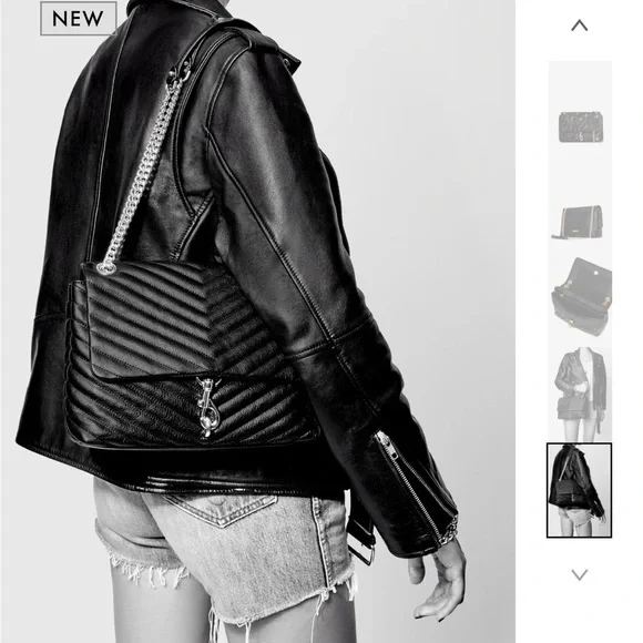 Rebecca Minkoff Edie Flap Shoulder Bag - Picture 12 of 12